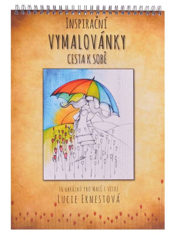 BOBO Vymalovánky A4 Duhová kočka - kroužková vazba