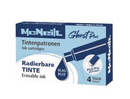 Obrázek produktu: Bombičková náplň do gumovatelného pera Colorino, 4 ks - modrá