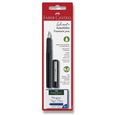 Obrázek produktu: Bombičkové pero Faber-Castell školní - černá