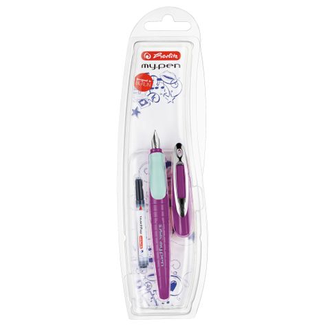 Obrázek produktu: Bombičkové pero Herlitz my.pen - fialovo-mintové, blistr