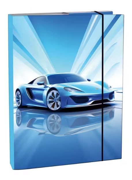 Obrázek produktu: Box na sešity A5 - Blue Car
