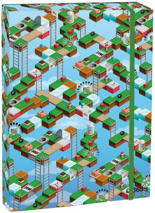 Box na sešity s klopou A4 Games