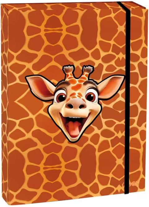 Obrázek produktu: Box na sešity s klopou A4 Giraffe
