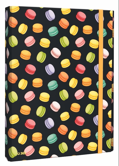 Obrázek produktu: Box na sešity s klopou A4 Macarons