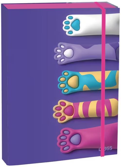 Box na sešity s klopou A4 Paws