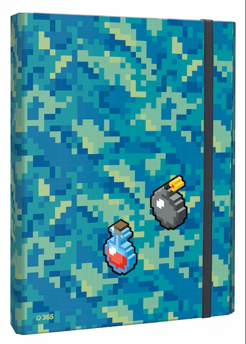 Obrázek produktu: Box na sešity s klopou A4 Pixel Quest