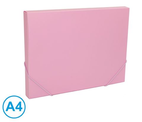 Obrázek produktu: Box na spisy s gumou A4 LUMA pastel - fialový