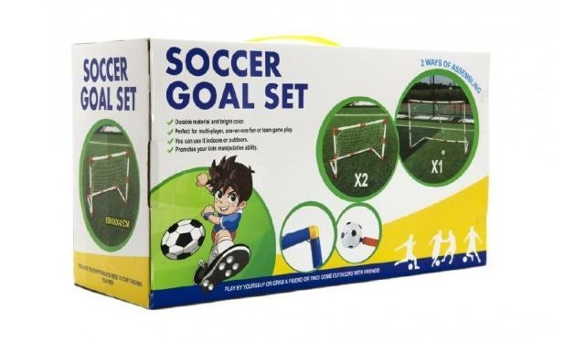 Branka fotbalová 2 ks + míč