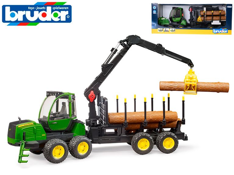 Bruder Přepravník na dřevo JOHN DEERE