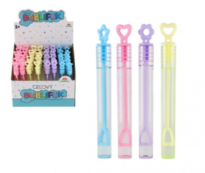 Bublifuk mini 5 ml gelový 10,5 cm - mix druhů