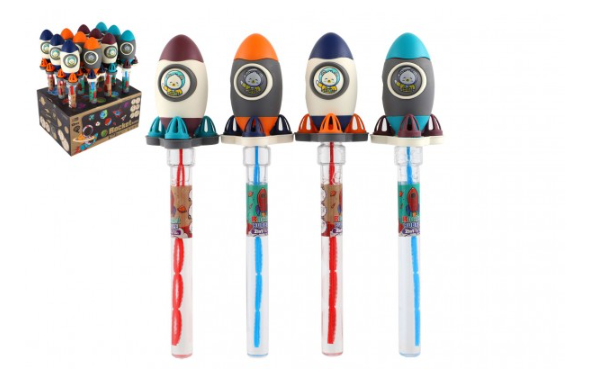 Bublifuk trubice raketa 38 cm, mix barev