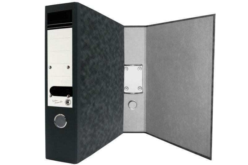 CAESAR OFFICE EXECUTIVE Pořadač závěsný A4 7,5 cm - mramor černý
