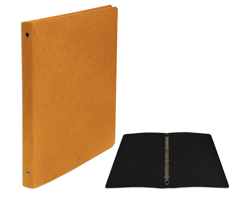 Levně CAESAR OFFICE Pořadač 4-kroužkový A4 2,5 cm ColorLine prešpán - žlutý