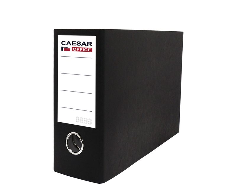 CAESAR OFFICE SENATOR pořadač pákový A5 8 cm, na šířku - černý