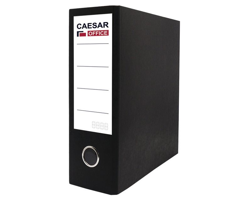 CAESAR OFFICE SENATOR pořadač pákový A5 8 cm, na výšku - černý