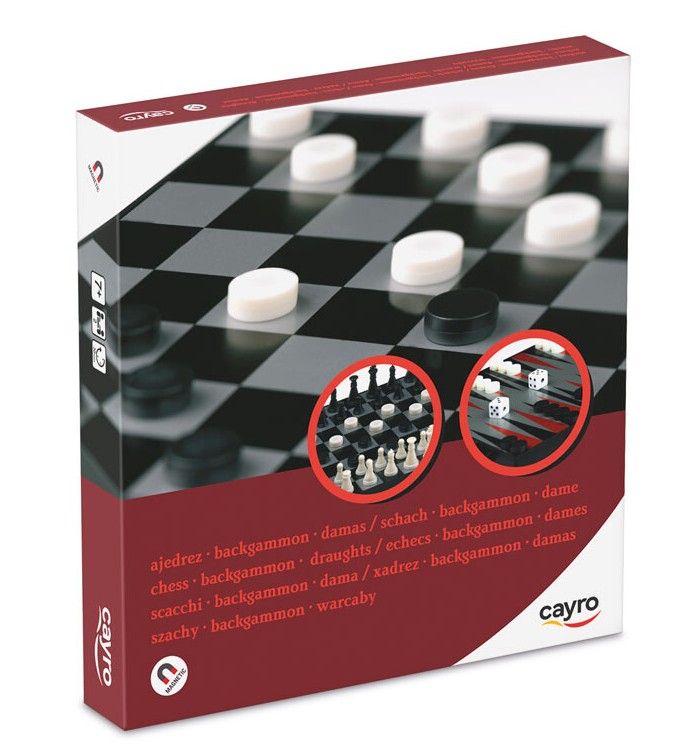 Cayro - Šachy & Dáma & Vrhcáby magnetické