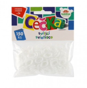 Teddies Céčka svítící 150 ks plast v sáčku