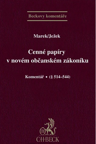 Cenné papíry v novém občanském zákoníku