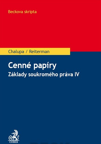 Cenné papíry. Základy soukromého práva IV