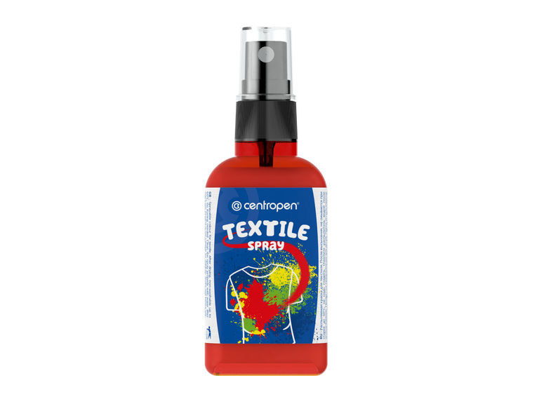 Centropen Barva na textil ve spreji 110 ml - červená
