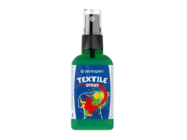 Centropen Barva na textil ve spreji 110 ml - zelená