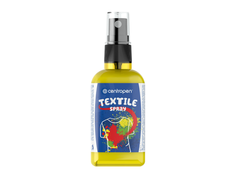 Centropen Barva na textil ve spreji 110 ml - žlutá