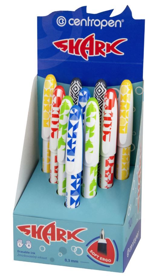 Centropen Bombičkové pero 2166 Shark - mix barev