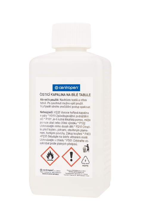 Obrázek produktu: Centropen Čisticí kapalina na bílé tabule 0107 160 g