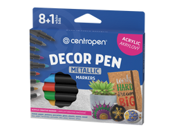Obrázek produktu: Centropen Decor pen 2737/8+1 metallic