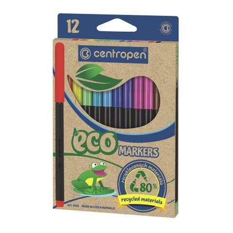 Obrázek produktu: Centropen ECO popisovače 2560/12 - 12 barev