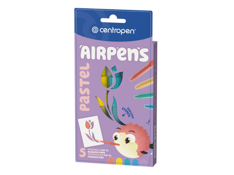 Obrázek produktu: Centropen Foukací fixy AIR PENS 1500/5 PASTEL - sada 5 barev