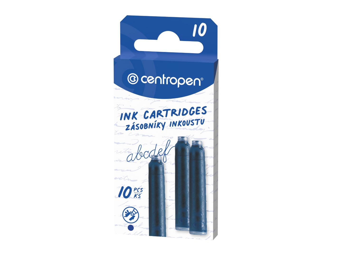 Centropen Inkoustové bombičky 6 ks - modré