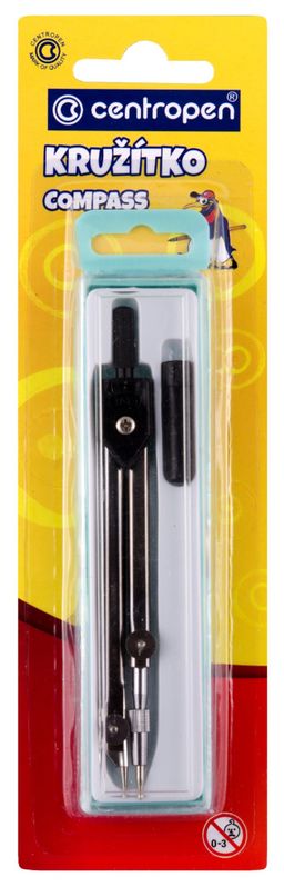 Obrázek produktu: Centropen Kružítko kovové 11 cm včetně náhradních tuh