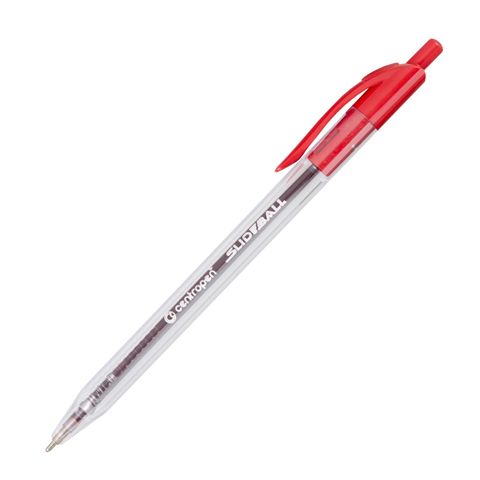 Obrázek produktu: Centropen Kuličkové pero Slideball clicker 2225 0,3 mm - červené