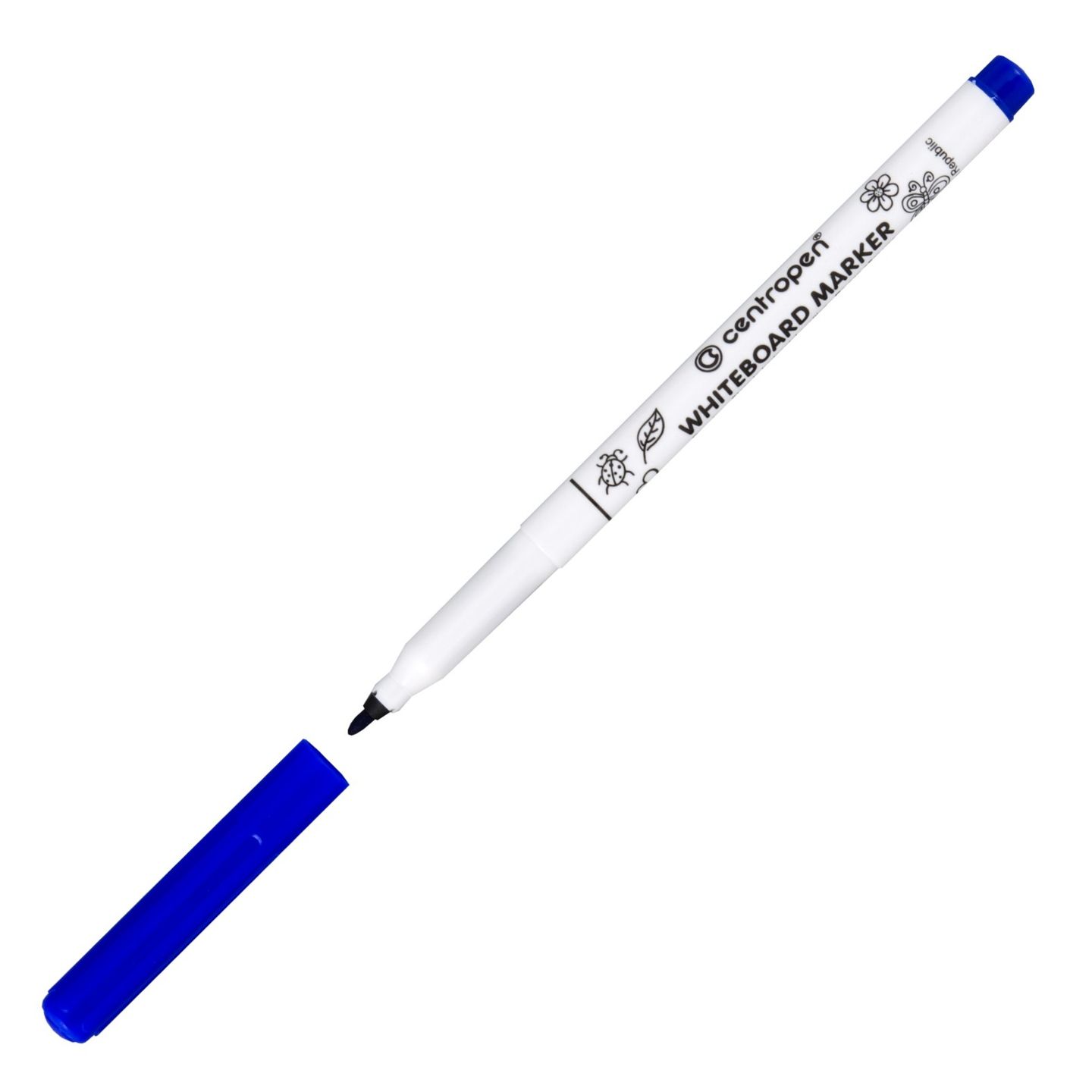 Centropen Popisovač 2507 na bílé tabule - modrý