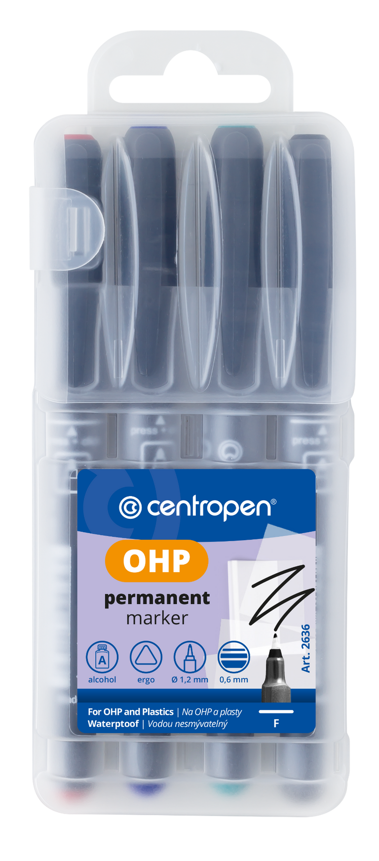 Popisovač CENTROPEN 2636/4 sada F CENTROPEN, a.s.