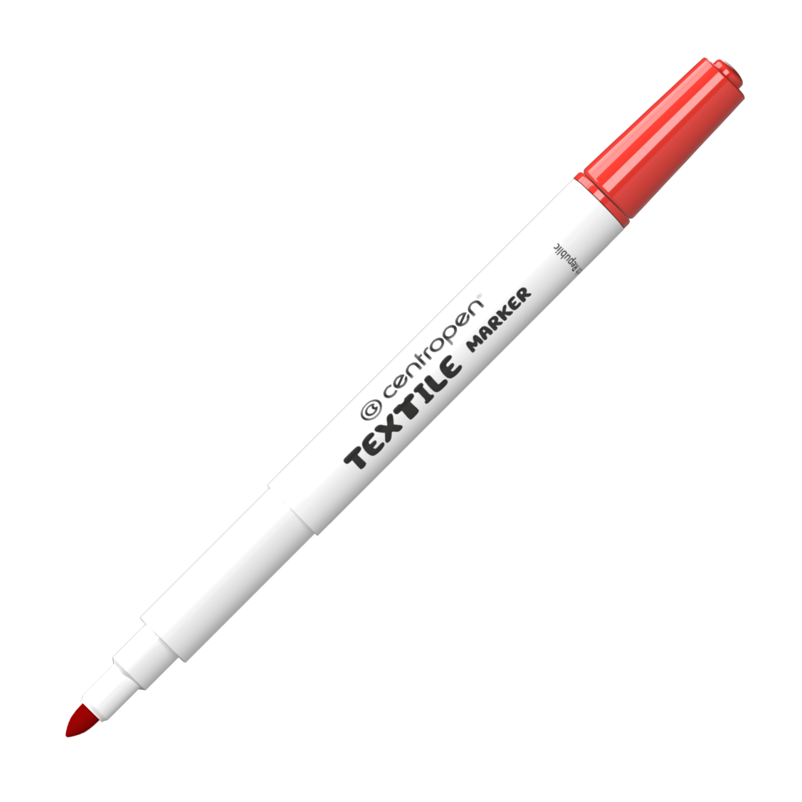 Centropen Popisovač 2739 na textil - červený