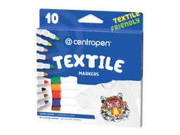 Obrázek produktu: Centropen Popisovač 2739 na textil - sada 10 barev