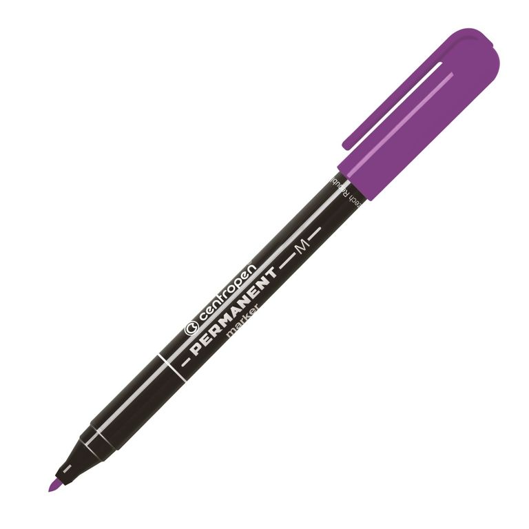 Permanentní popisovač Centropen 2846  - fialový