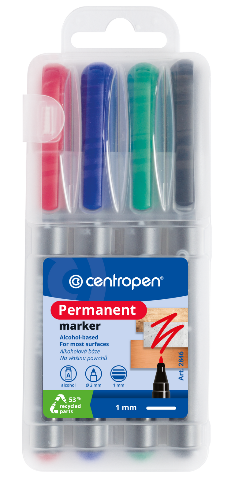 Popisovač CENTROPEN 2846/4 potisk CENTROPEN, a.s.
