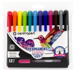 Obrázek produktu: Centropen Popisovač 2896 Permanent creative - sada 12 barev