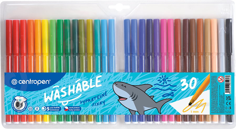 Centropen Popisovač 7790 - sada 30 barev