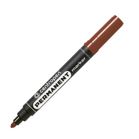 Obrázek produktu: Centropen Popisovač 8566 Permanentní - hnědý