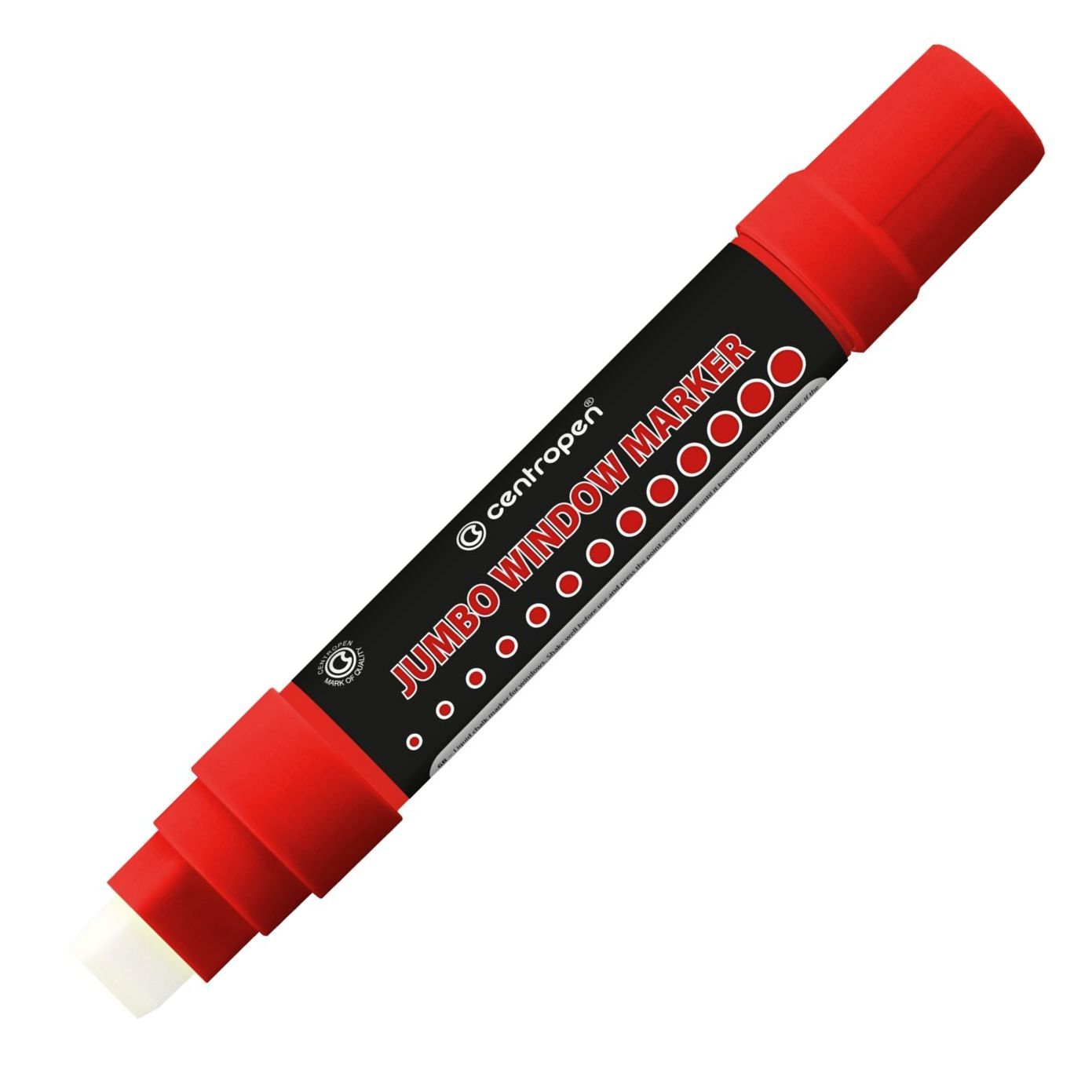 Centropen Popisovač 9120 Jumbo Window - červený