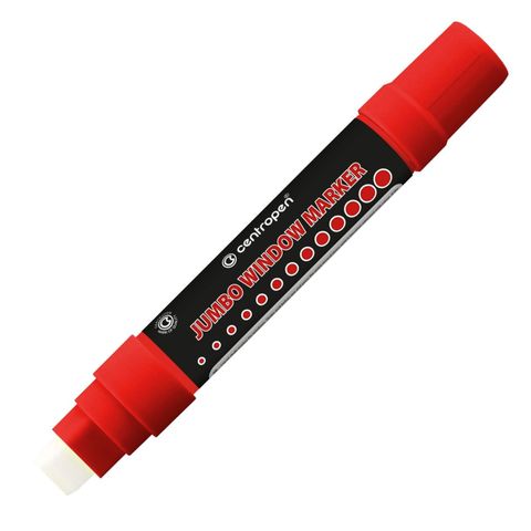 Obrázek produktu: Centropen Popisovač 9120 Jumbo Window - červený