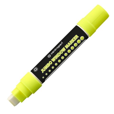 Obrázek produktu: Centropen Popisovač 9120 Jumbo Window - žlutý