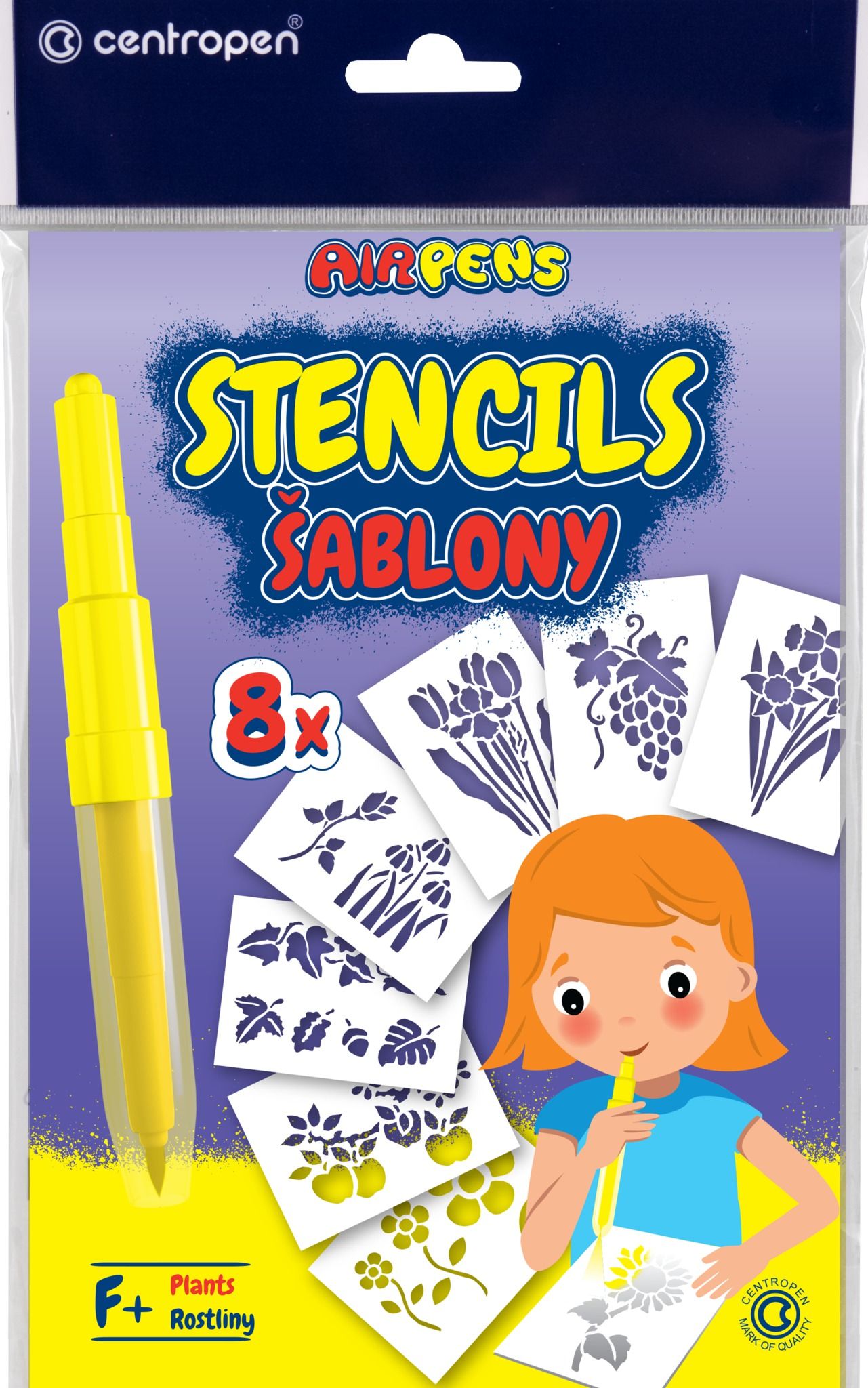 Centropen Šablony 9996 pro foukací fixy set F+