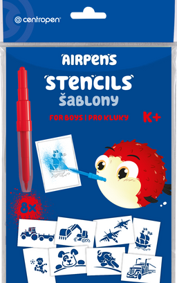 Obrázek produktu: Centropen Šablony 9996 pro foukací fixy set K+