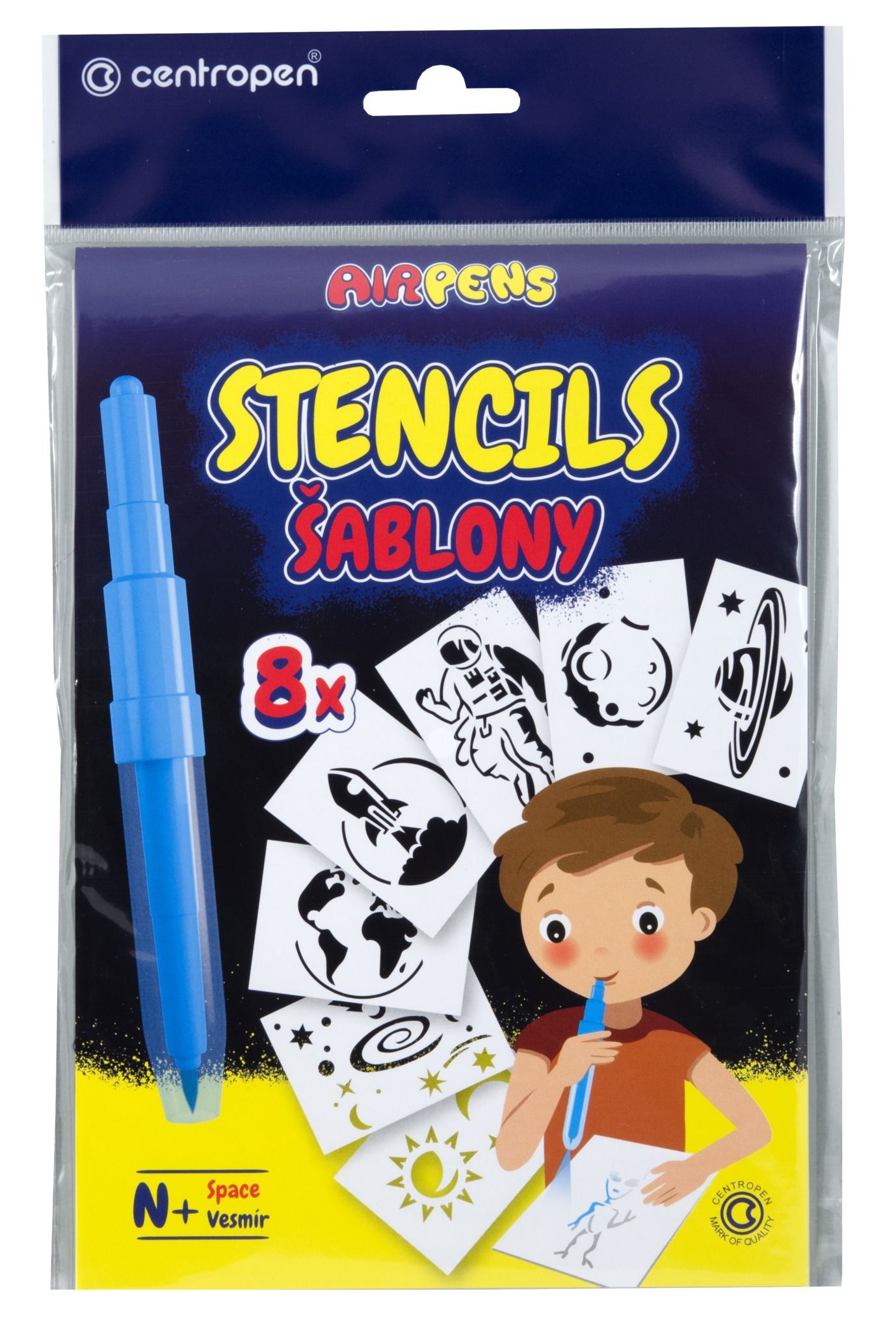 Centropen Šablony 9996 pro foukací fixy set N+