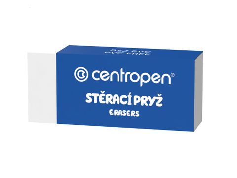 Obrázek produktu: Centropen Stěrací pryž bílá, bez PVC